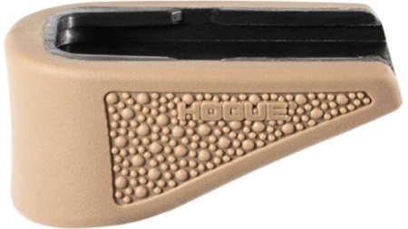 Hogue Overmolded Rubber Grip Extension Base Pad for Glock 43 6/rd Magazines FDE