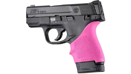 Hogue HandAll Beaver Tail Grip Sleeve S&W M&P Shield Ruger LC9 Glock 26/27 Pink