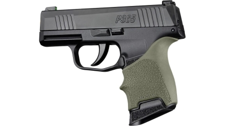 Hogue HandAll Beavertail Grip Sleeve Sig Sauer P365 OD Green