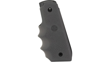 Hogue Overmolded Rubber Grip with Finger Grooves for Ruger 22/45 MKIV Slate Grey