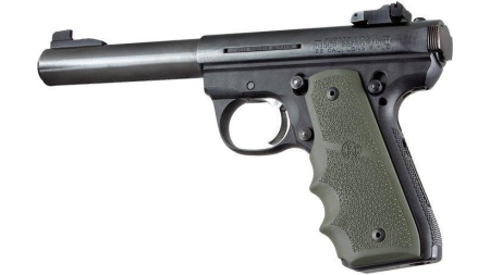 Ruger 22/45 RP Rubber Grip with Finger Grooves OD Green