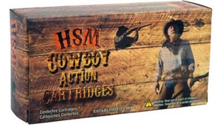 HSM Cowboy Action Hard Cast Handgun Ammunition .44 Rem Mag 200gr RNFP 975 fps 50/ct