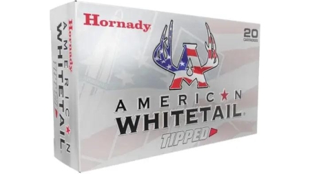 Hornady American Whitetail Tipped SST Rifle Ammunition 7mm-08 Rem 139gr PT 2860 fps 20/ct