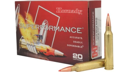 Hornady Superformance Rifle Ammunition 7mm Rem Mag 162 gr SST 3030 fps - 20/box