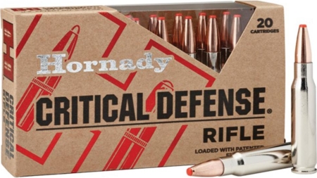 Hornady Critical Defense Rifle Ammunition .308 Win 155 gr FTX 20/ct
