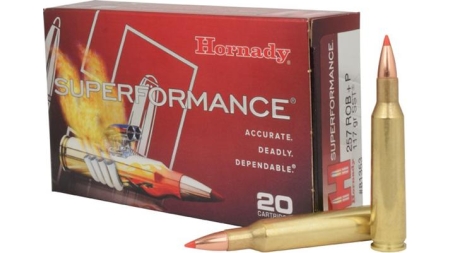 Hornady Superformance Rifle Ammunition .257 Roberts +P 117 gr SST 2945 fps - 20/box