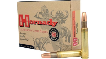 Hornady Dangerous Game Series Rifle Ammunition .416 Rigby 400 gr DGS 2415 fps - 20/box