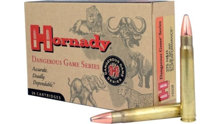 Hornady Dangerous Game Series Rifle Ammunition .375 H&H 270 gr SP-RP 2800 fps - 20/box