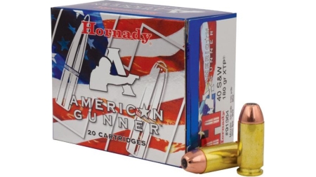 Hornady American Gunner Handgun Ammunition .40 S&W 180 gr XTP 950 fps 20/ct
