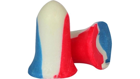 Howard Leight Shooter's Earplugs 33NRR Red White Blue 100 Pairs