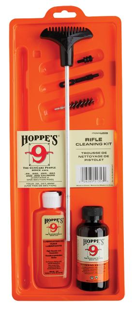 Hoppe'sCleaning Kit for Calibers .22 .222 .223 .224 .225 .243 .25 .25-06 .257