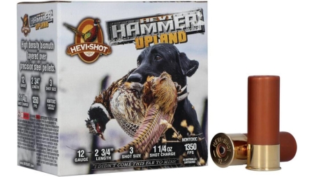HEVI-Shot Hevi-Hammer Shotshell 12ga 2-3/4" 1-1/4oz 1350 fps #3 25/ct
