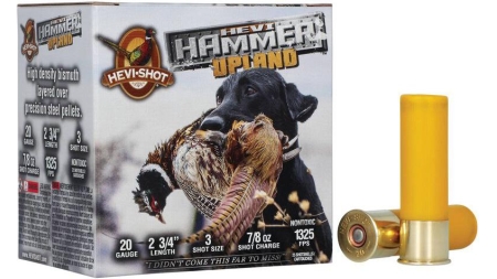 HEVI-SHOT HEVI Hammer Upland Shotshells 20ga 2-3/4" 1oz 1325 fps #3 25/ct
