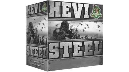 HEVI-SHOT HEVI-Steel Shotshells 12 ga 2-3/4" 1-1/8oz 1500 fps #4 25/ct