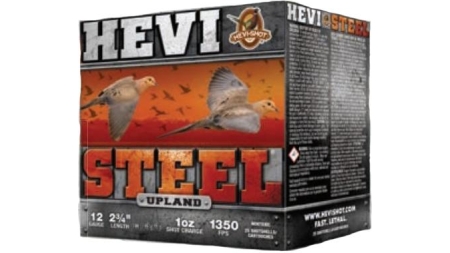 HEVI-Shot HEVI-Steel Upland Shotshells 12ga 2-3/4" 1oz 1350 fps #6 25/ct