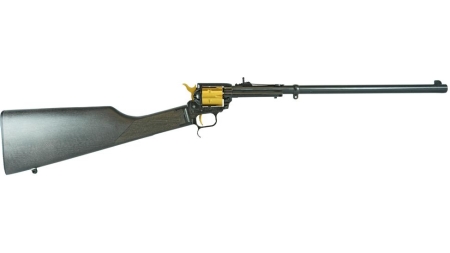 Heritage Rancher Black and Gold Carbine .22 LR 6rd Capacity 16" Barrel Wood Stock