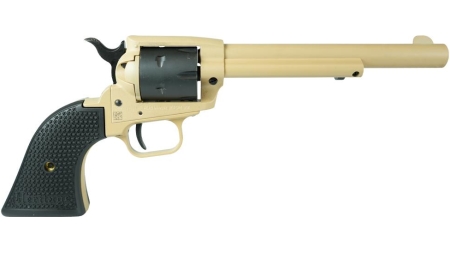 Heritage Rough Rider Steel Frame Sabre Sand Cerakote Handgun .22 LR 6rd Capacity 6.5" Barrel Polymer Black