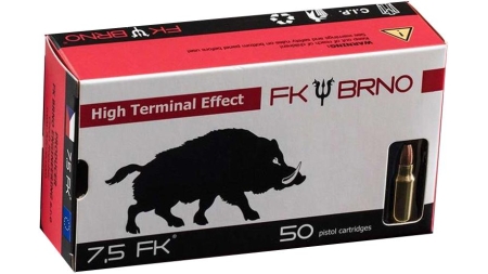 F5 Ammunition 7.5 FK (50/BOX) 95 Grain Copper Nose-Dicarding Hollow Point
