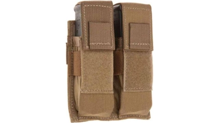 TacShield RZR Molle Double Universal Pistol Magazine Pouch Coyote