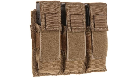 TacShield Triple Universal Pistol Magazine Pouch Coyote