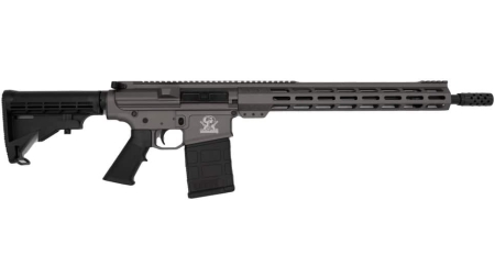 GLFA AR-10 Rifle .308 Win 10rd Magazine 16" Stainless Barrel 15" MLOK Rail Tungsten Finish