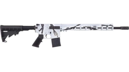 GLFA .223 Wylde Rifle .223 Wylde 30rd Magazine 16" Threaded Barrel Snow Camo with 15.25" Handguard