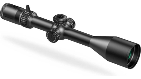 Swampfox Kentucky Long Precision 4-24x50 Rifle Scope FFP Sharpshooter MIL Reticle Black