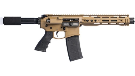 Juggernaut CA Roster AR-15 Handgun 5.56 10rd Magazine 8.5" Barrel Cerakote Magpul FDE