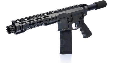 Juggernaut CA Roster AR-15 Handgun 5.56 10rd Magazine 8.5" Barrel Cerakote Sniper Grey