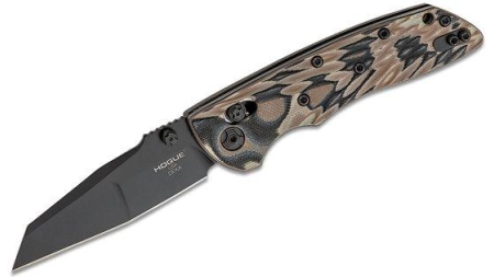 Hogue Deka ABLE Lock Folder: 3.25" Wharncliffe Blade - Black Cerakote Finish G-Mascus Dark Earth G10 Frame