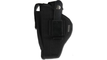 Bulldog Extreme Handgun Holster with Belt Loop and Clip for Taurus Public Defender Judge w/ 85 Frame Black Ambi