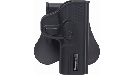 Bulldog Rapid Release Polymer Holster with Paddle Fits Springfield XDS Black RH
