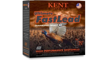 Kent Ultimate Fast Lead Shotshells 12 ga 2-3/4" 1-1/4oz  1345 fps #6 25/ct