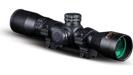 KonusPro 4x32mm Rifle Scope 30/30 Engraved Reticle Non Illuminated Matte Black