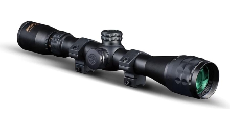 KonusPro Rifle Scope w/ Rings- 3-9x32mm AO Zoom Matte Black