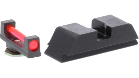 Ameriglo Red Fiber .115 FRONT Black REAR for Glock 42-43-43X-48