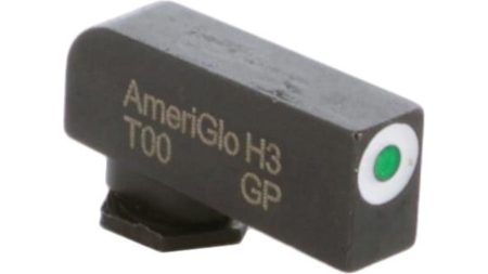 Ameriglo Green Tritium White Outline Stock Front .200in H .125in W Glock