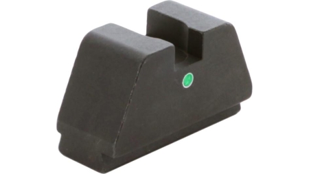 Ameriglo Green Tritium Single Dot Rear Sight .451in H .165in Sq Notch Glock