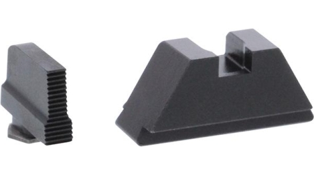 Ameriglo XL Suppressor Height Sight Set for All Glock Models (Except 42& 43)- Black
