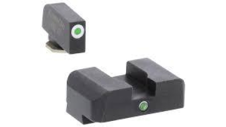 GreenTritium Outline LimeGreenLumi/Green Single Dot for Glock Gen5