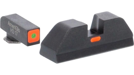 Green Tritium Outline Orange Square (non trit) REAR for Glock Gen 5