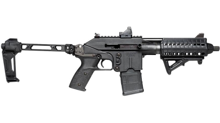 Kel-Tec PLR16 Defender Handgun .223 Rem/5.56mm 10rd Magazine 9" Barrel Viridian RFX11 Red Dot & Strike Industries Brace