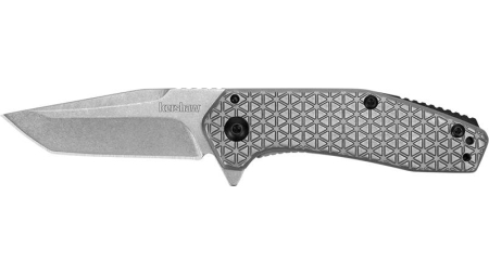 Kershaw Cathode Folding Knife 2-1/4" American Tanto Blade Silver