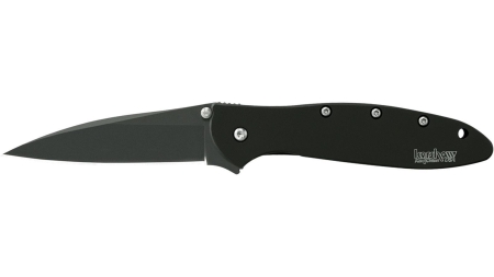 Kershaw Ken Onion Leek Folding Knife 3" Drop Point Blade Black