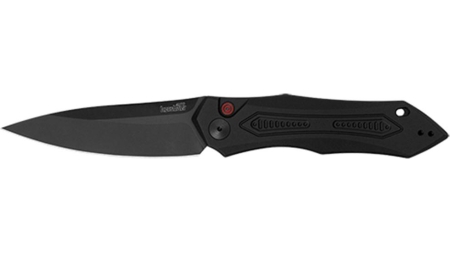 Kershaw Launch 6 Automatic Knife 3-3/4" Drop Point Blade Black