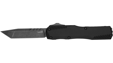 Kershaw Livewire Automatic Knife 3-3/10" Tanto Blade Black