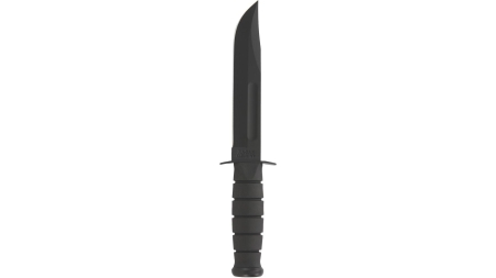 Ka-Bar Ka-Bar Fixed Knife 7" Clip Point Blade Black with Sheath
