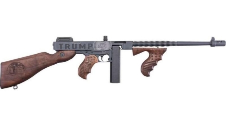 Auto Ordnance Trump Save America 1927A-1 Rifle .45 cal 20rd Magazine & 50rd Drum Magazine 16.5" Barrel Black Walnut