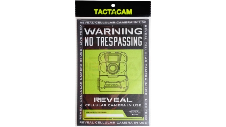 Tactacam No Trespassing Sign 3/ct