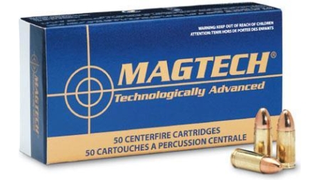 MagTech Handgun Ammunition .380 ACP 95 gr FMJ 951 fps 50/box